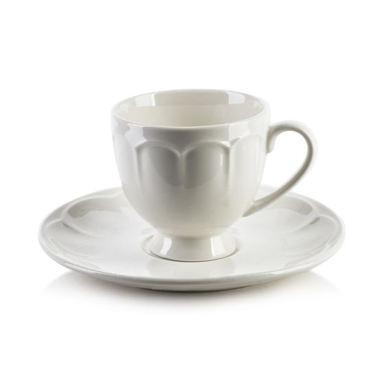 Espressokuppi posliini HELLA 50 ml aluslautasella 1 kpl