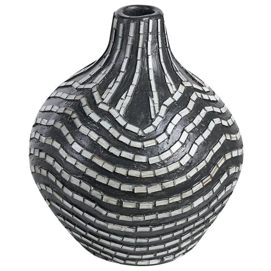 Koristemaljakko KUALU 35 cm Keramiikka Musta