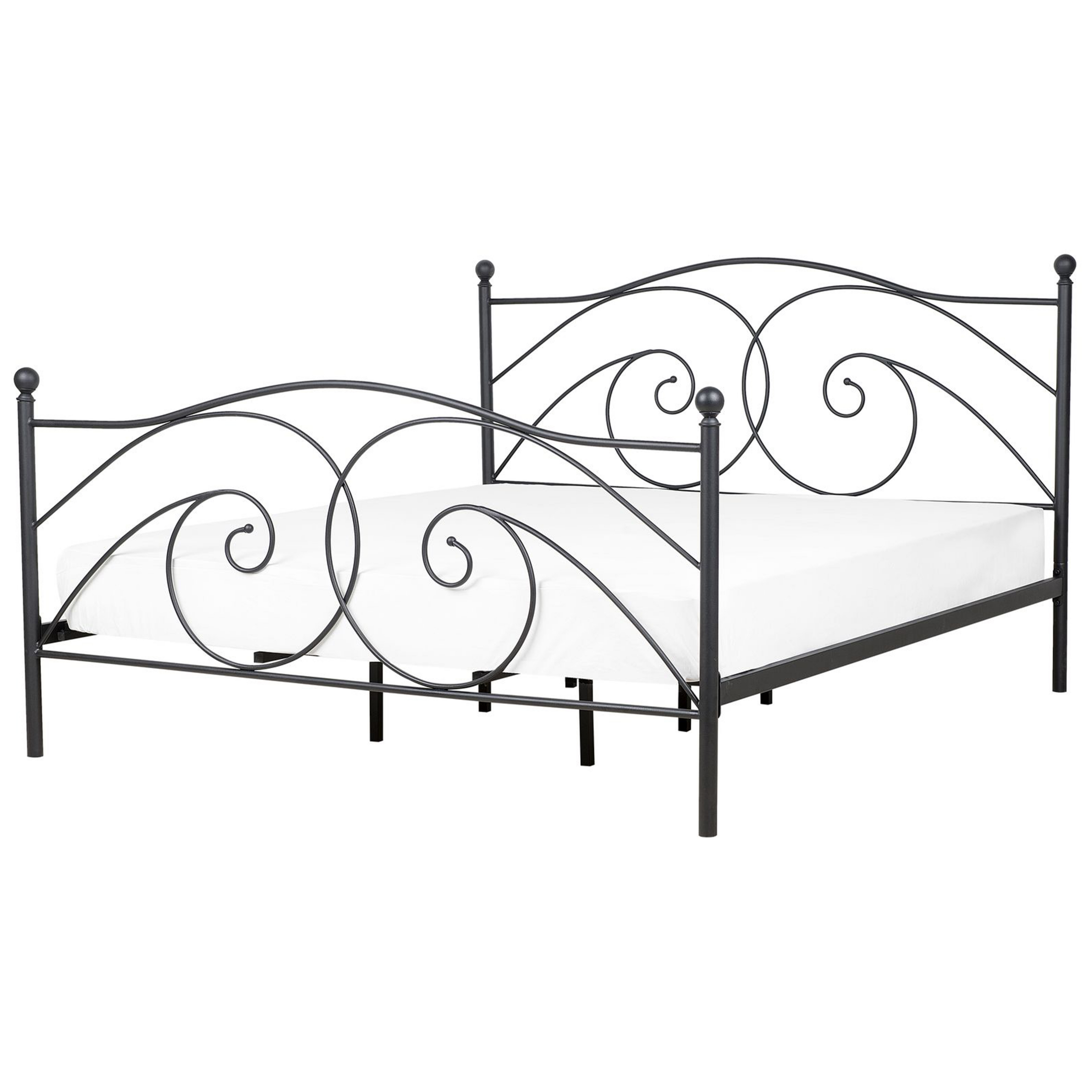 Sänky metalli DINARD 180 x 200 cm Musta