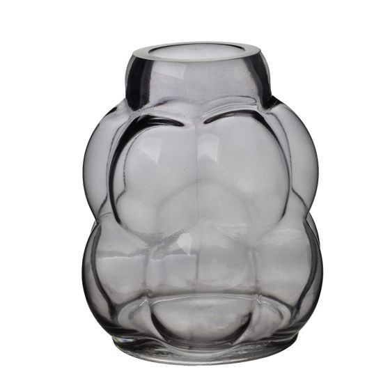 Maljakko SERENITE harmaa lasi 9, 5x18x23 cm