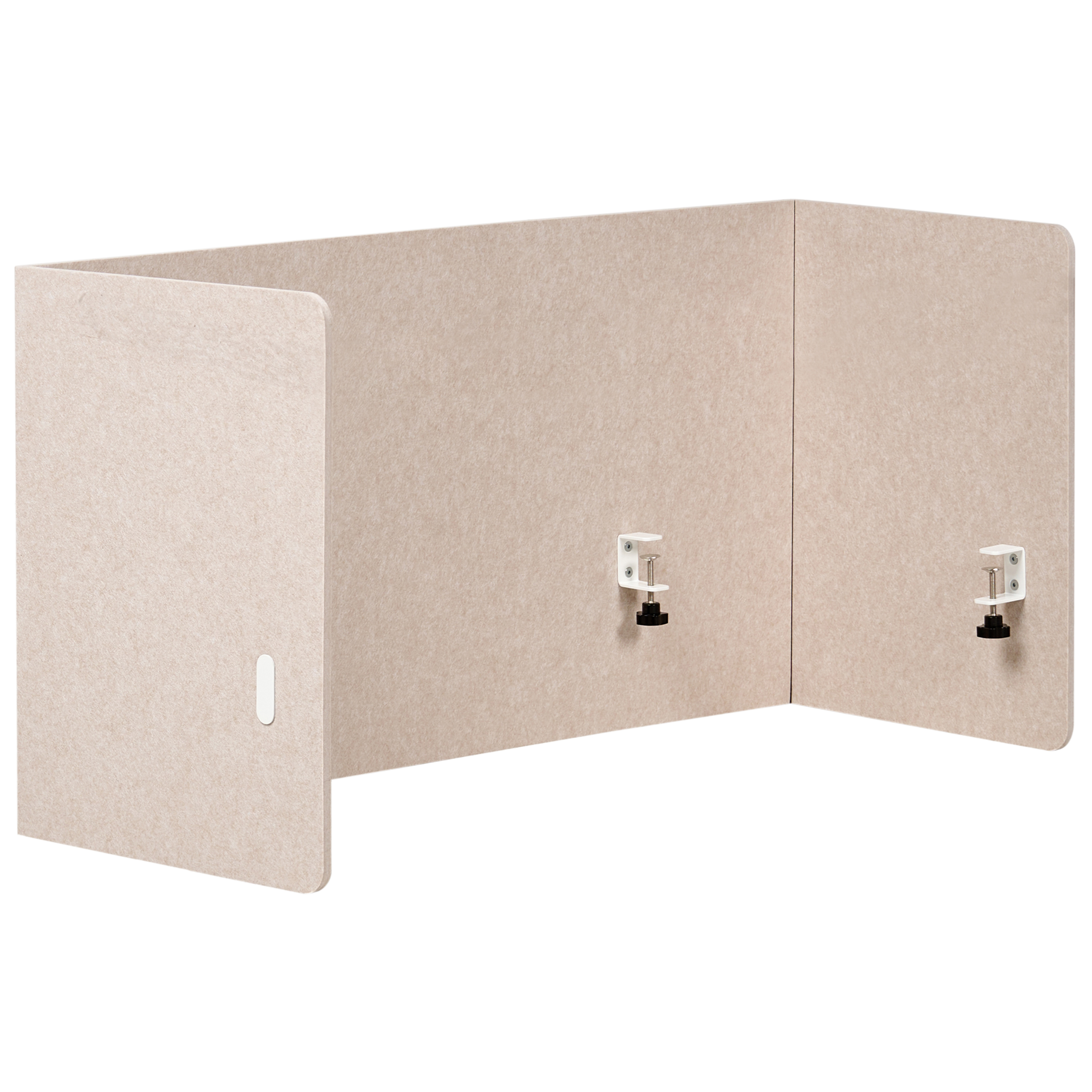 Työpöydän väliseinä SOLOA 210 x 61 cm Beige