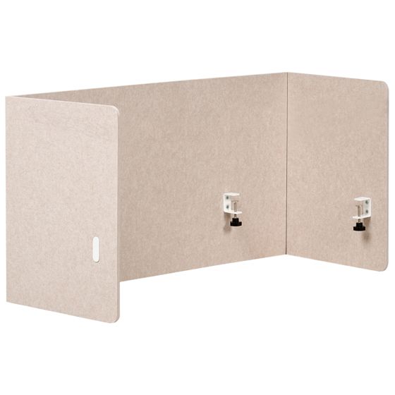 Työpöydän väliseinä SOLOA 210 x 61 cm Beige
