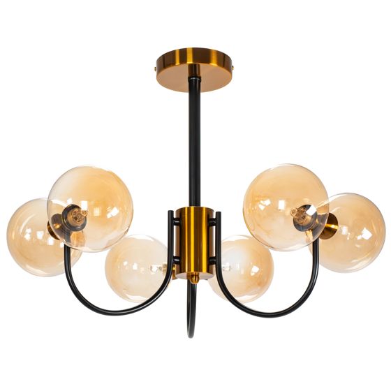 TOOLIGHT riippuvalaisin APP1120-6CP musta, 43X43X43CM