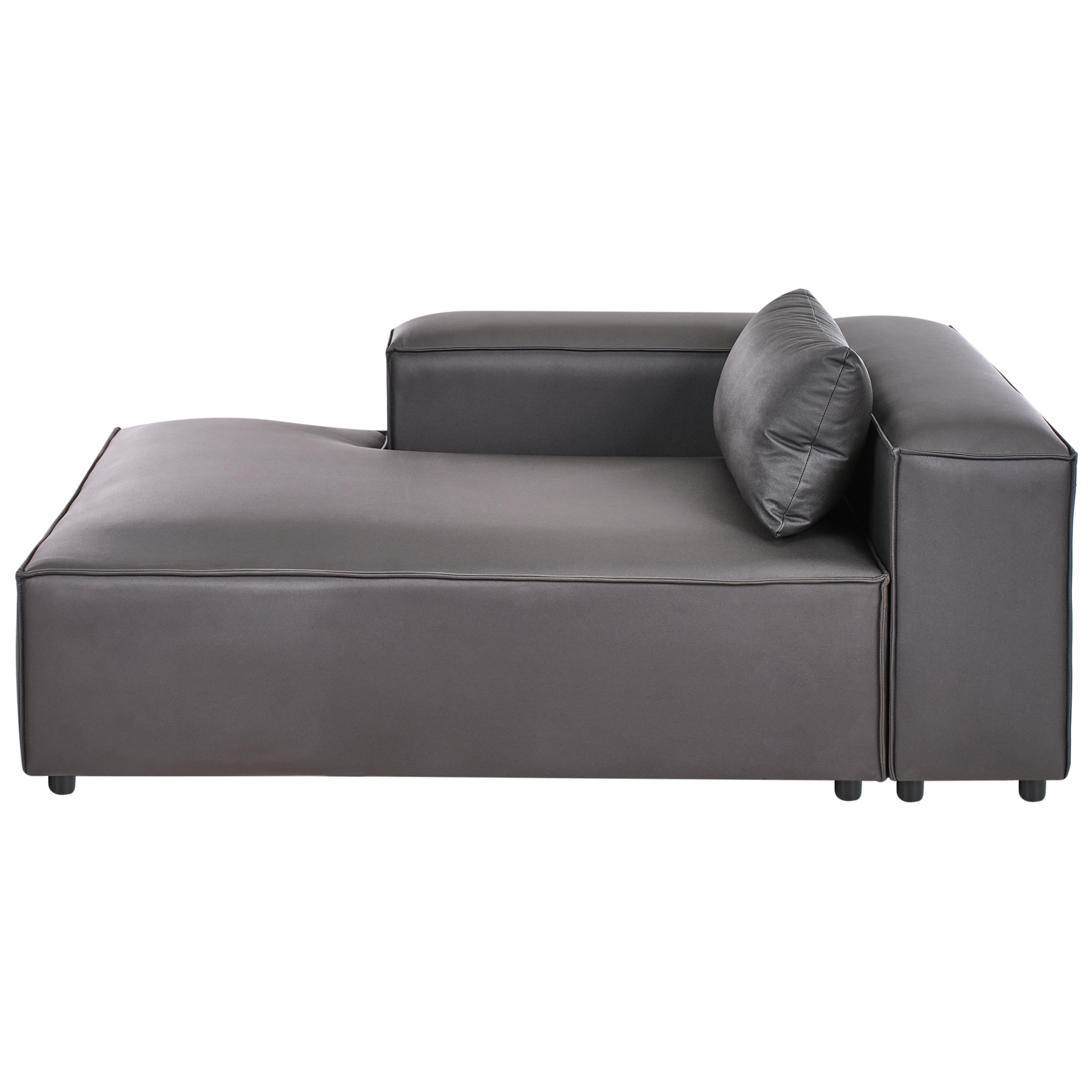 Divaani oikea BRANDE keinonahka Musta