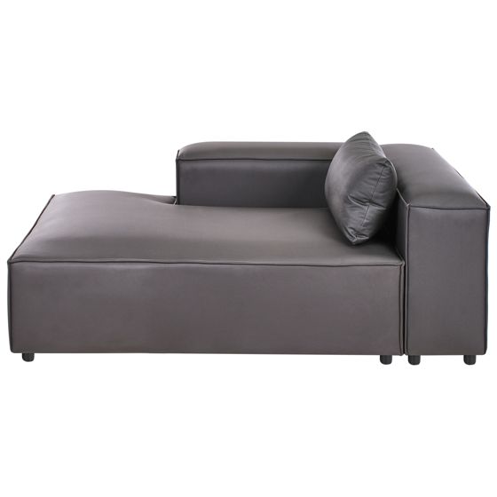 Divaani oikea BRANDE keinonahka Musta