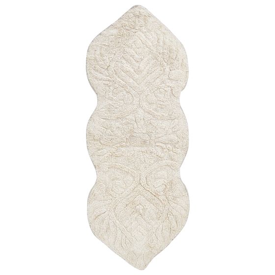 Kylpyhuonematto CANBAR Vaaleanbeige 150 x 60 cm Puuvilla