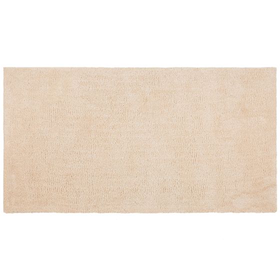 Korkeanukkainen matto DEMRE Vaaleanbeige 80 x 150 cm