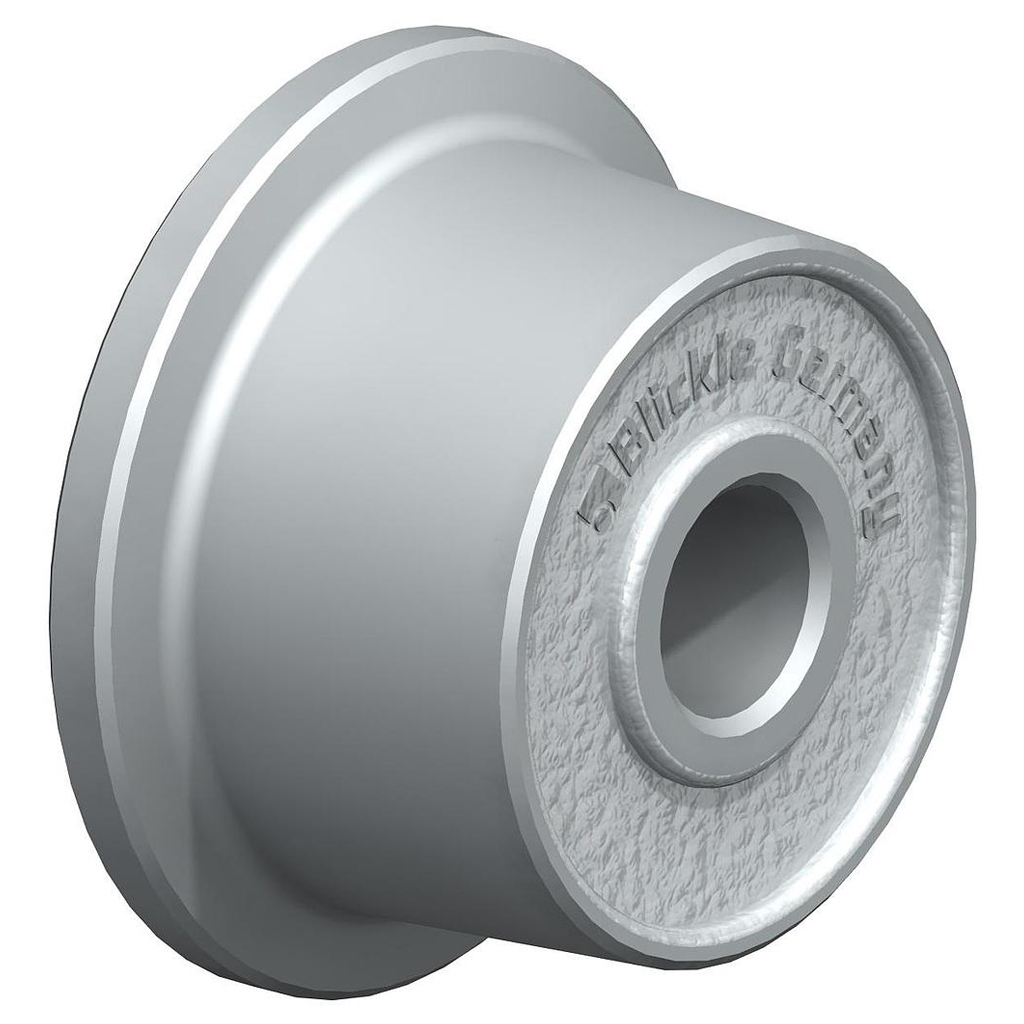 50mm laippakantainen valurautapyörä