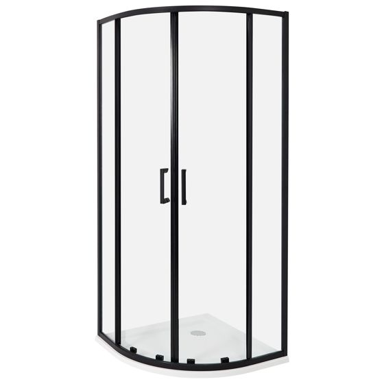 Suihkunurkka JUKATAN 80 x 80 x 185 cm Musta