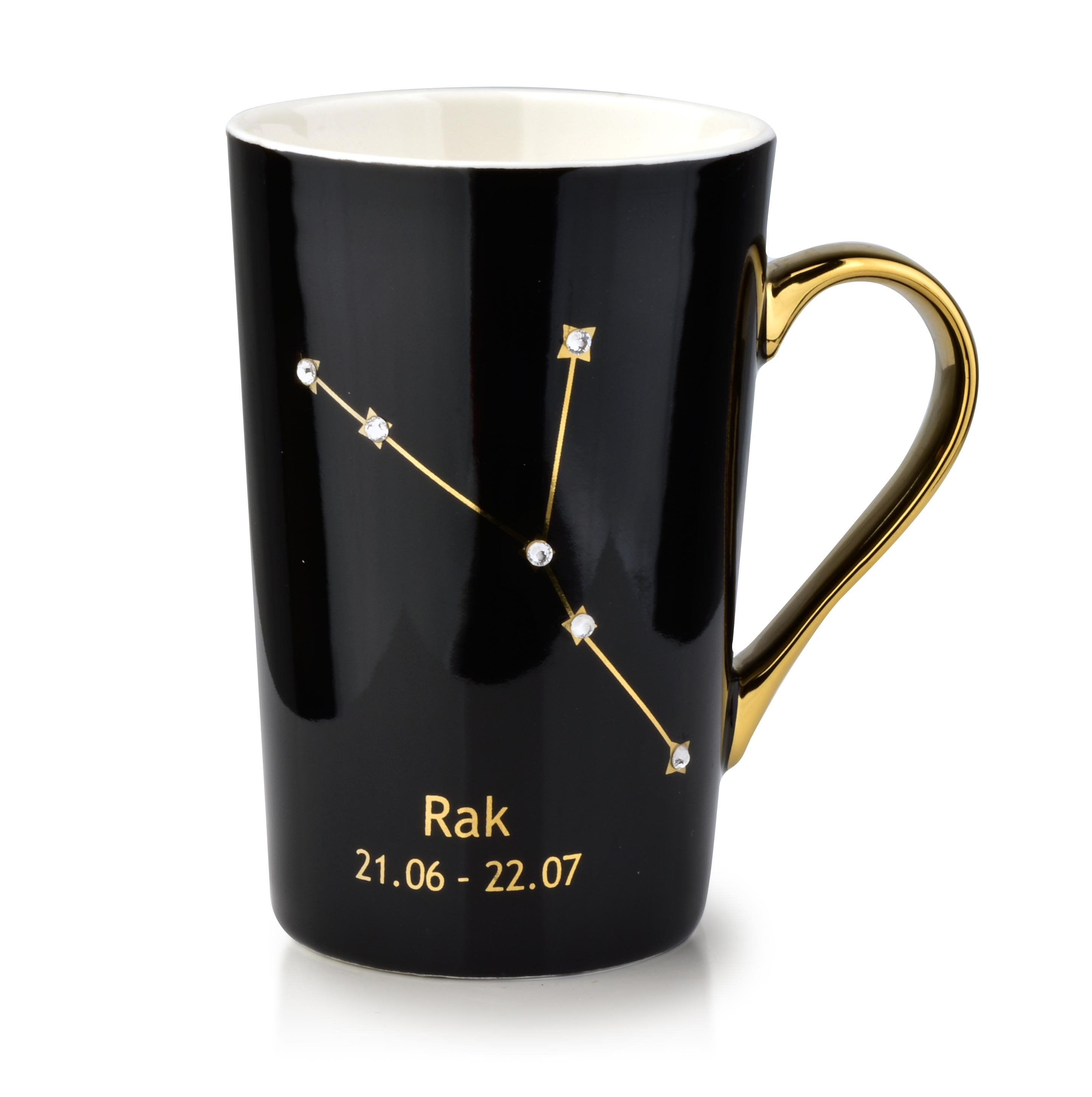 Muki posliini Affek Design Zodiak Rapu 430 ml musta 1 kpl