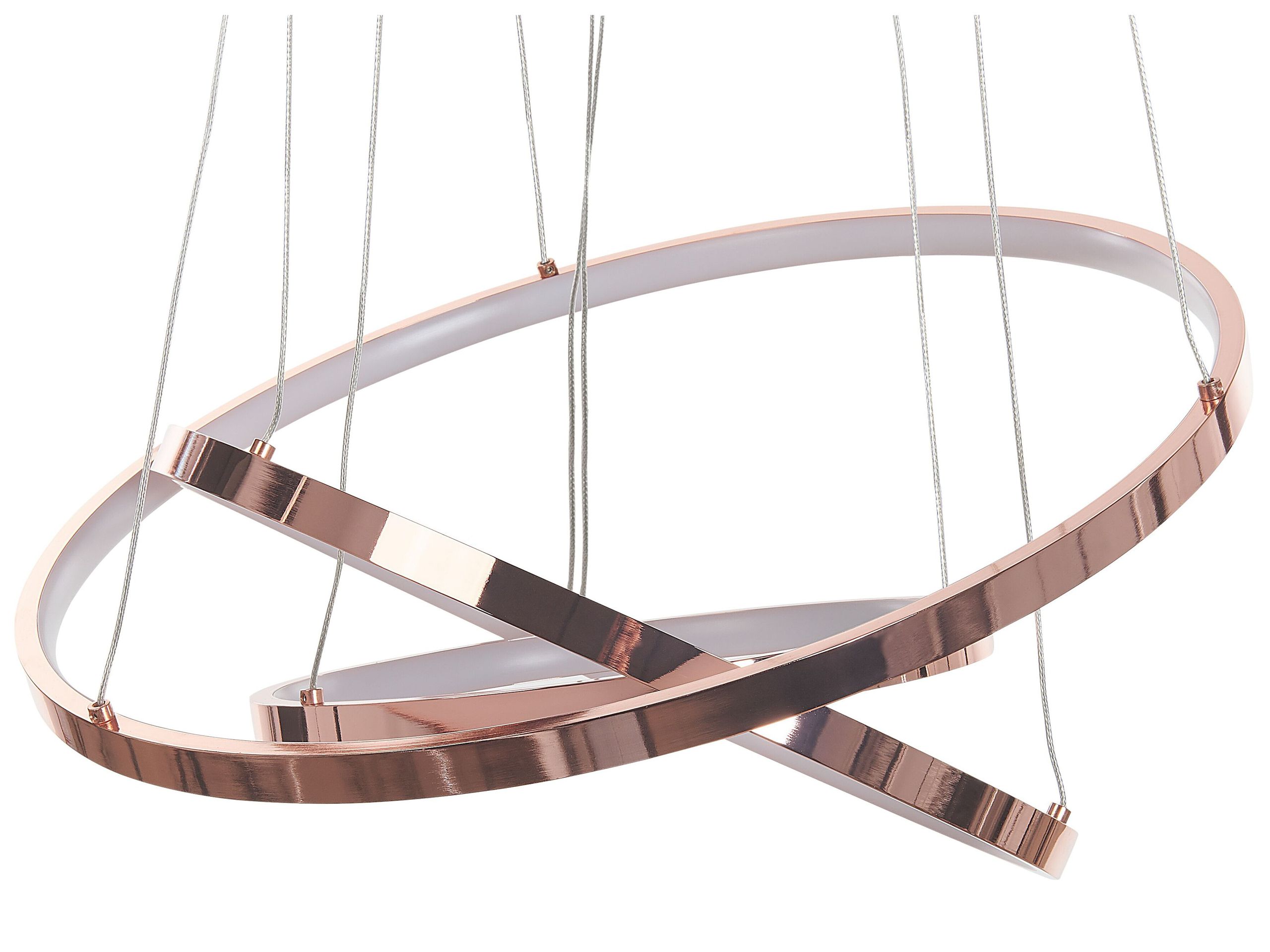 LED-riippuvalaisin ATREK metalli Ruusukulta