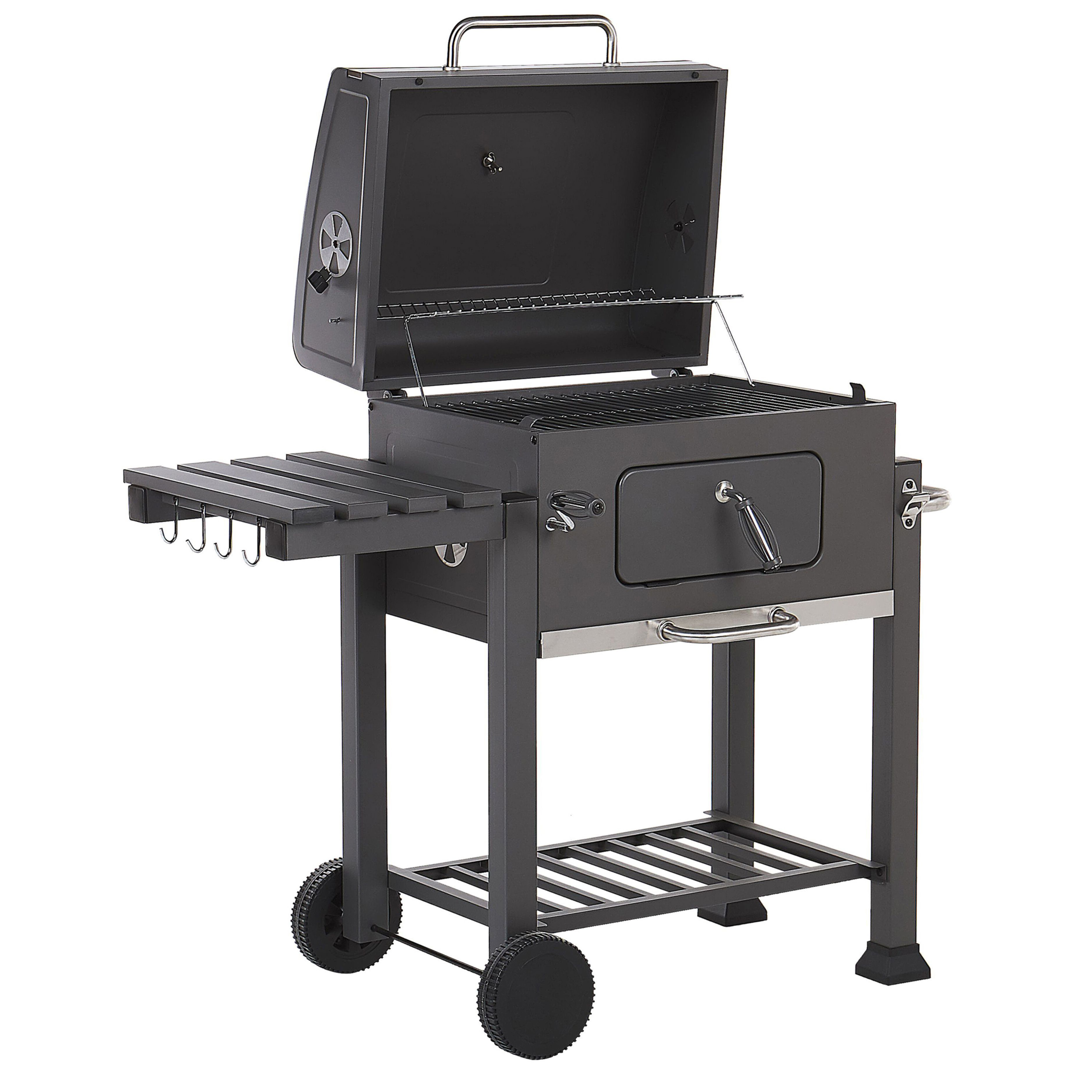 Hiiligrilli PAVLOF metalli Musta