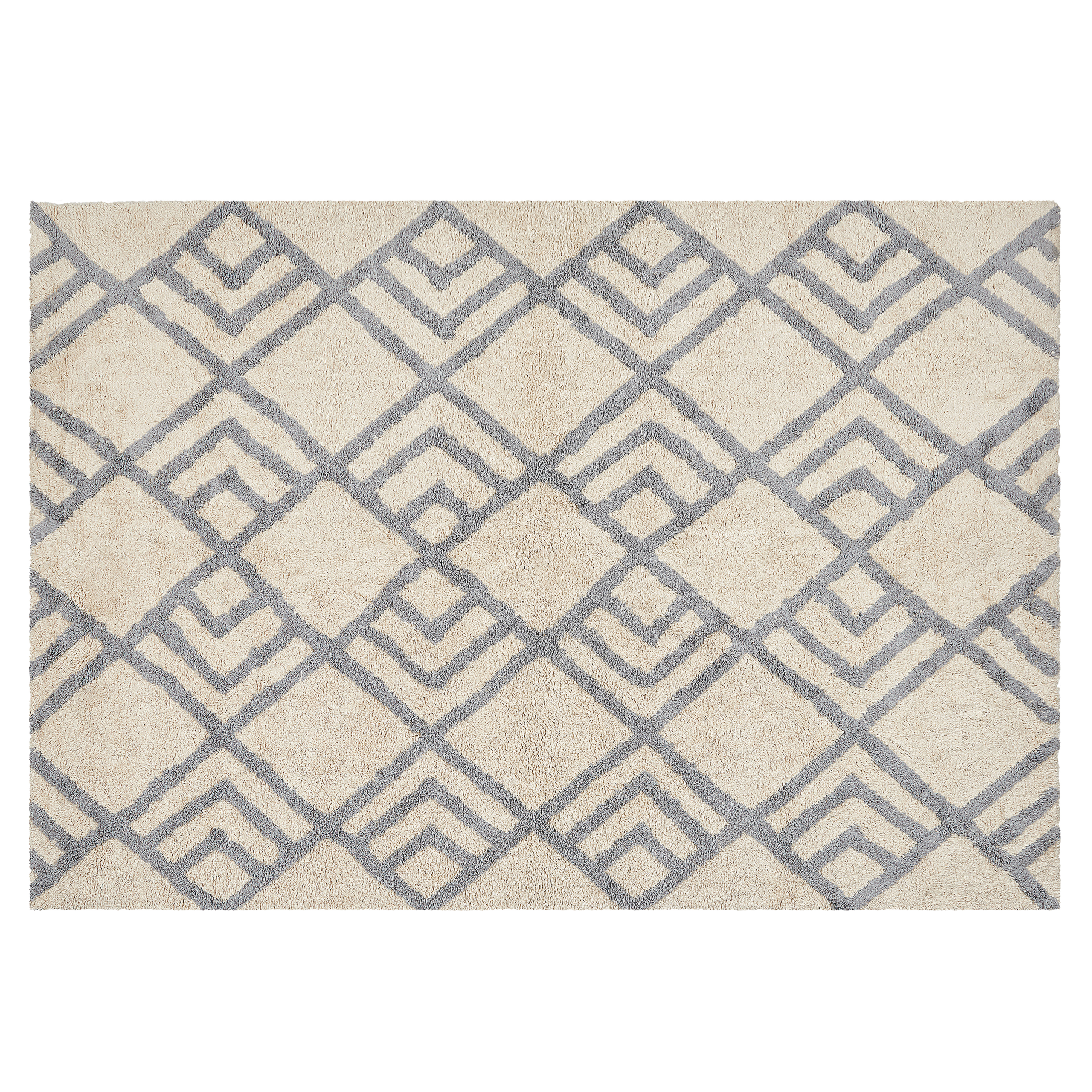 Matto NEVSEHIR Beige 140 x 200 cm Puuvilla