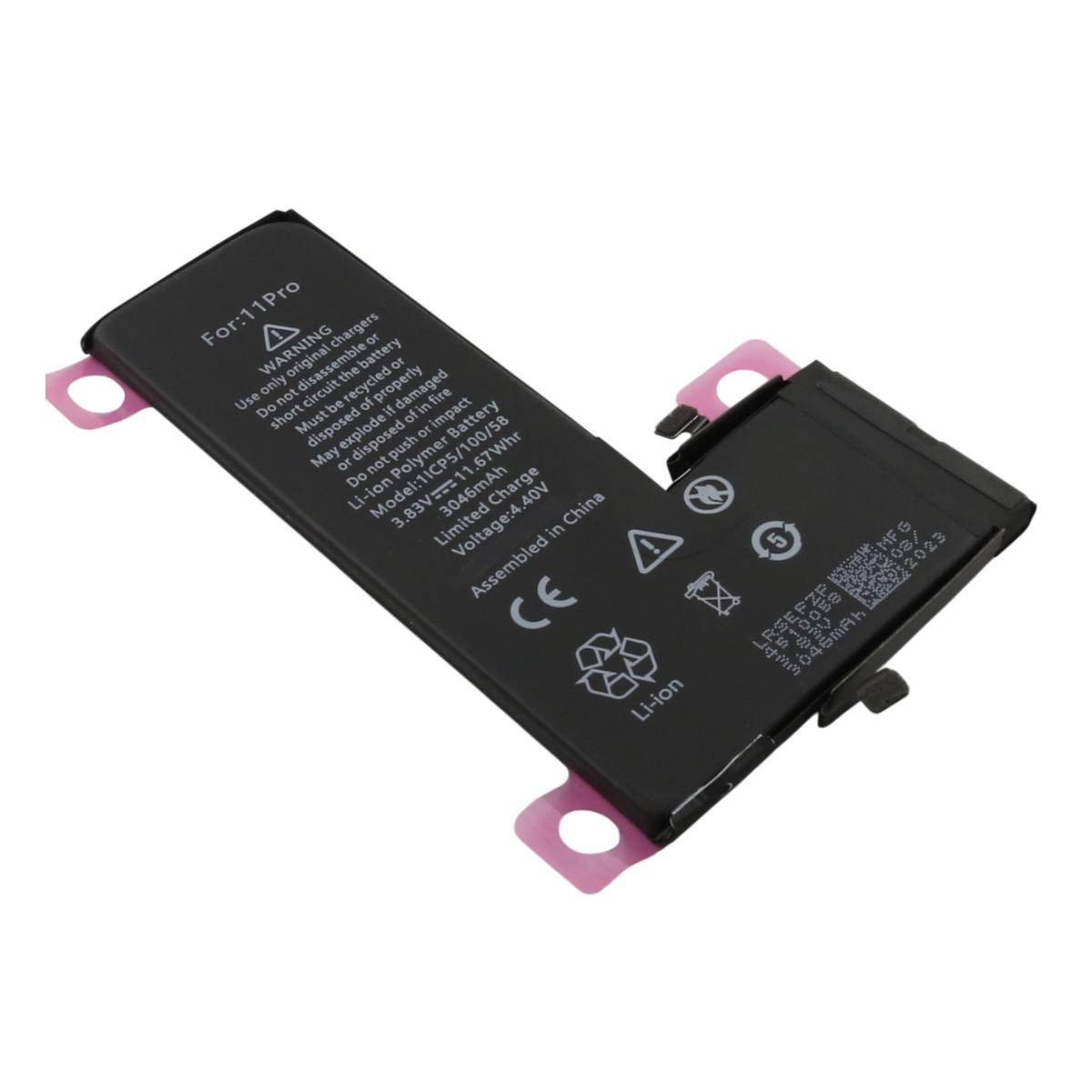 Akku iPhone 11 Pro:lle, 3,83V 3046mAh Li-Polymer