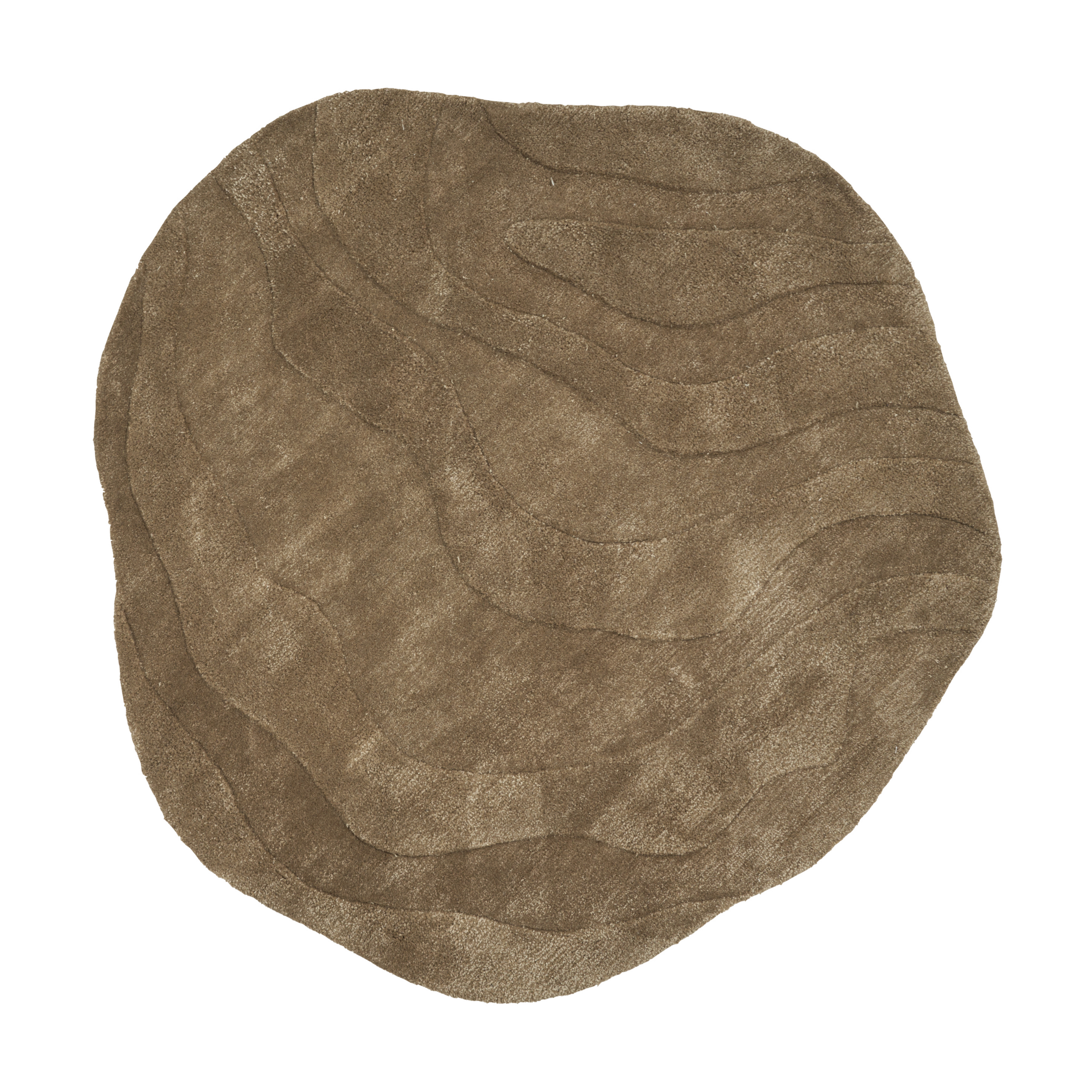 Matto KASBO Oliivinvihreä 160 x 160 cm viskoosi