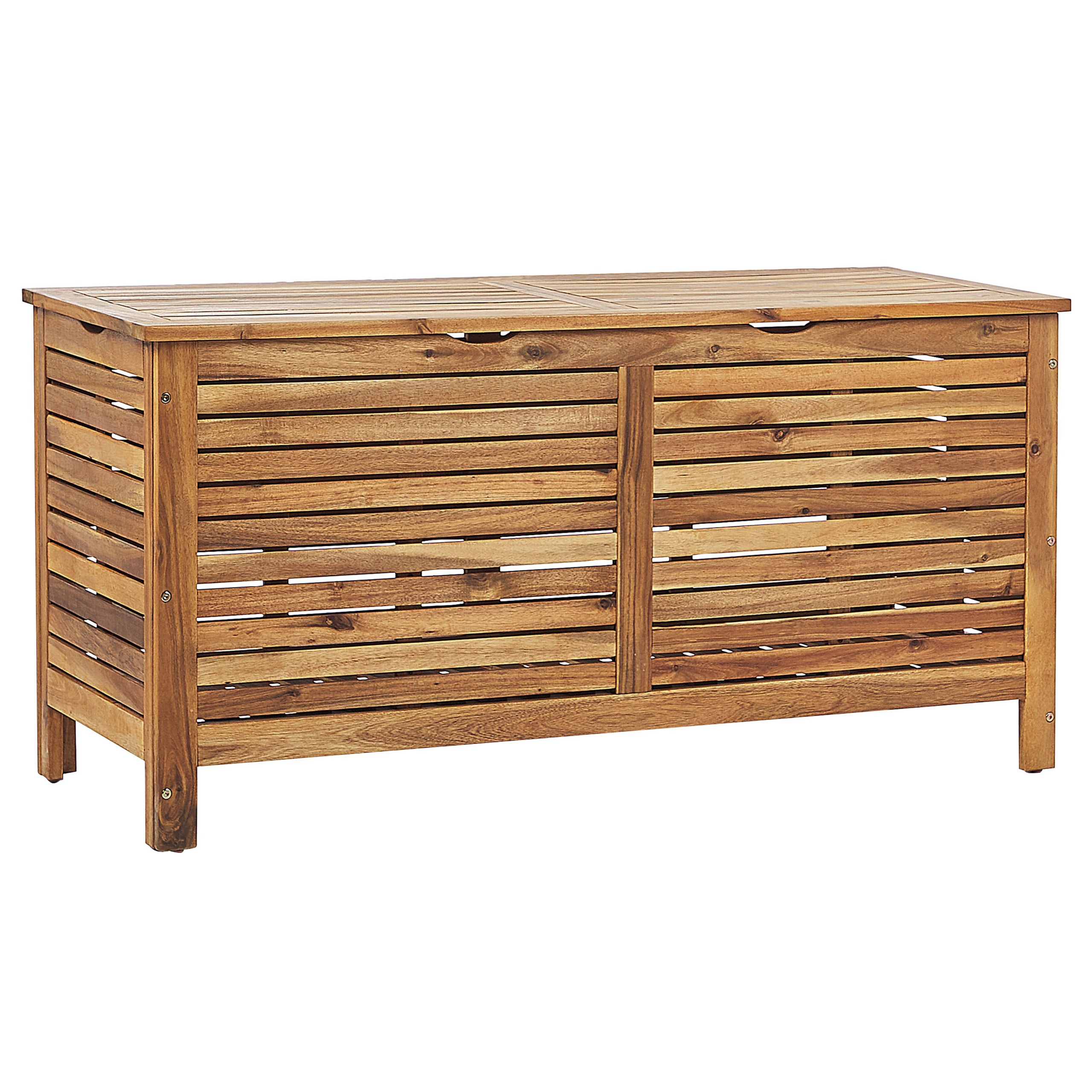 Säilytyslaatikko RIVIERA 130 cm 48 cm Akaasia Vaaleanruskea