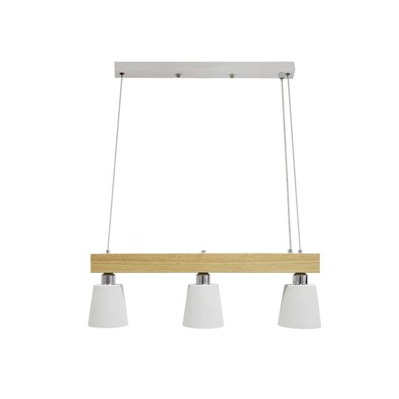 NETTLIFE puinen, riippuvalaisin, 3 liekkiä, lämmin Valkoinen Vintage, säädettäväKorkeus Valkoinen, E27, max.25W