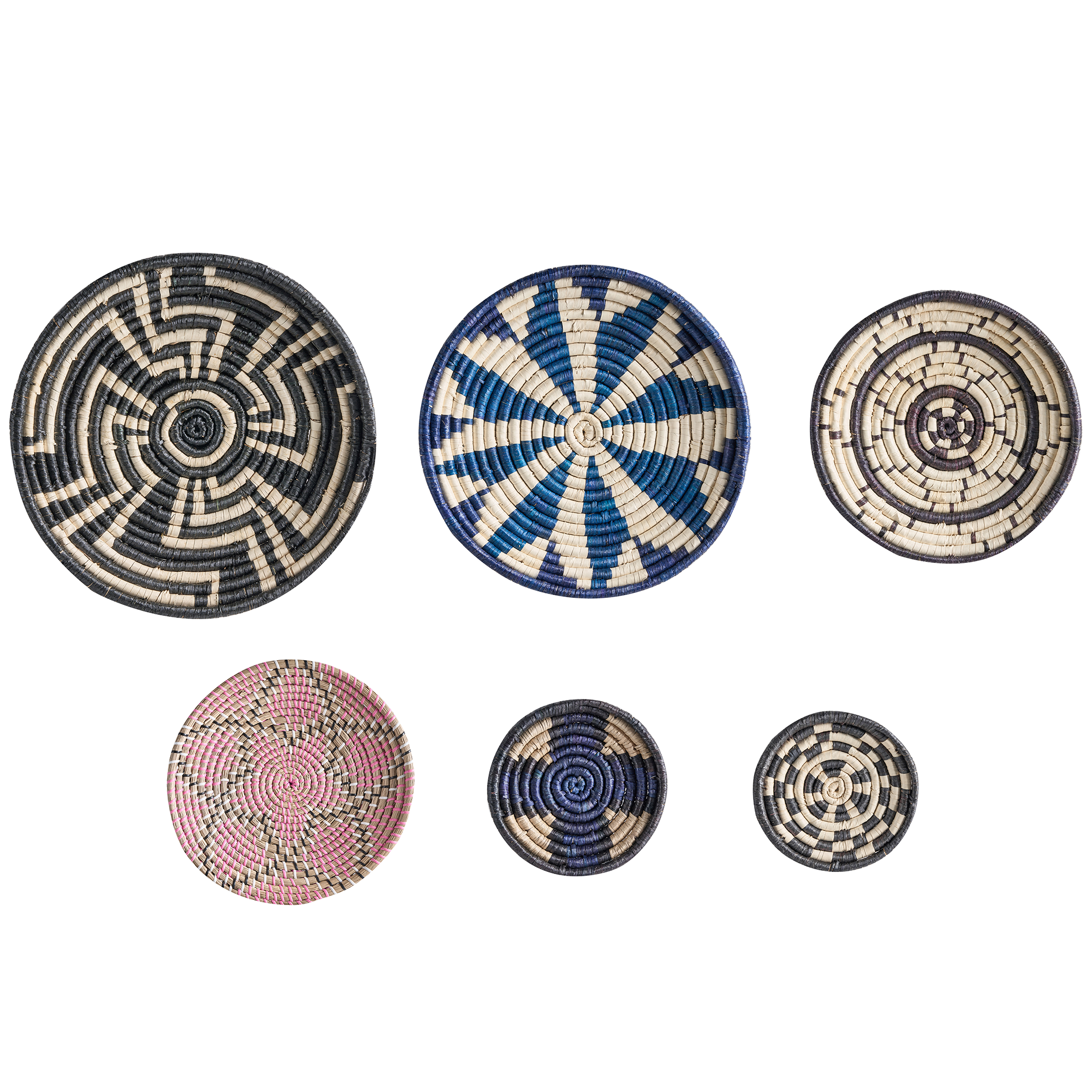 Seinäkoristesetti HOABINH meriruoho 3/4/5/5/6/7 cm Monivärinen