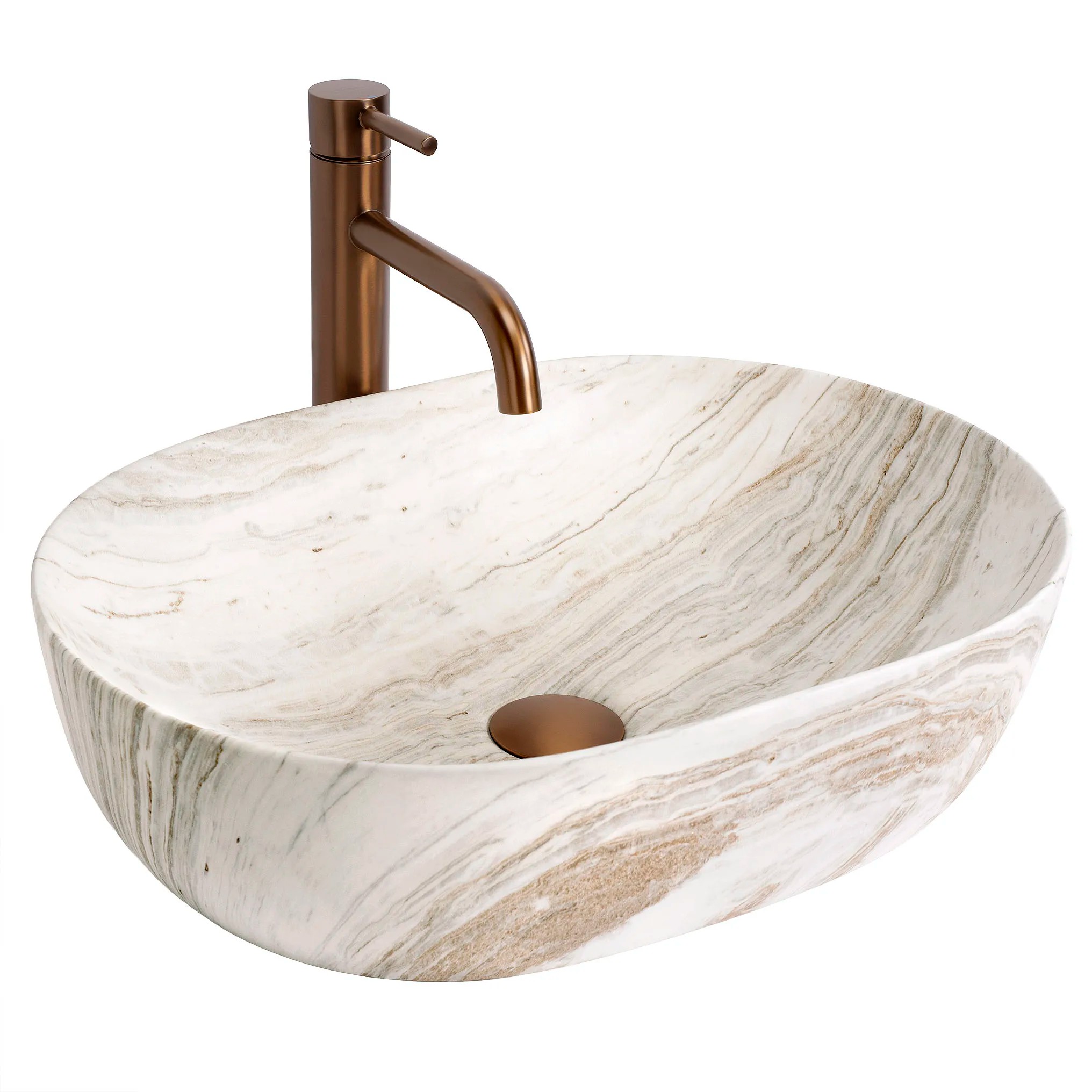 REA Malja-allas Amelia 48 Saturn Beige, 48X34, 5X13, 5CM