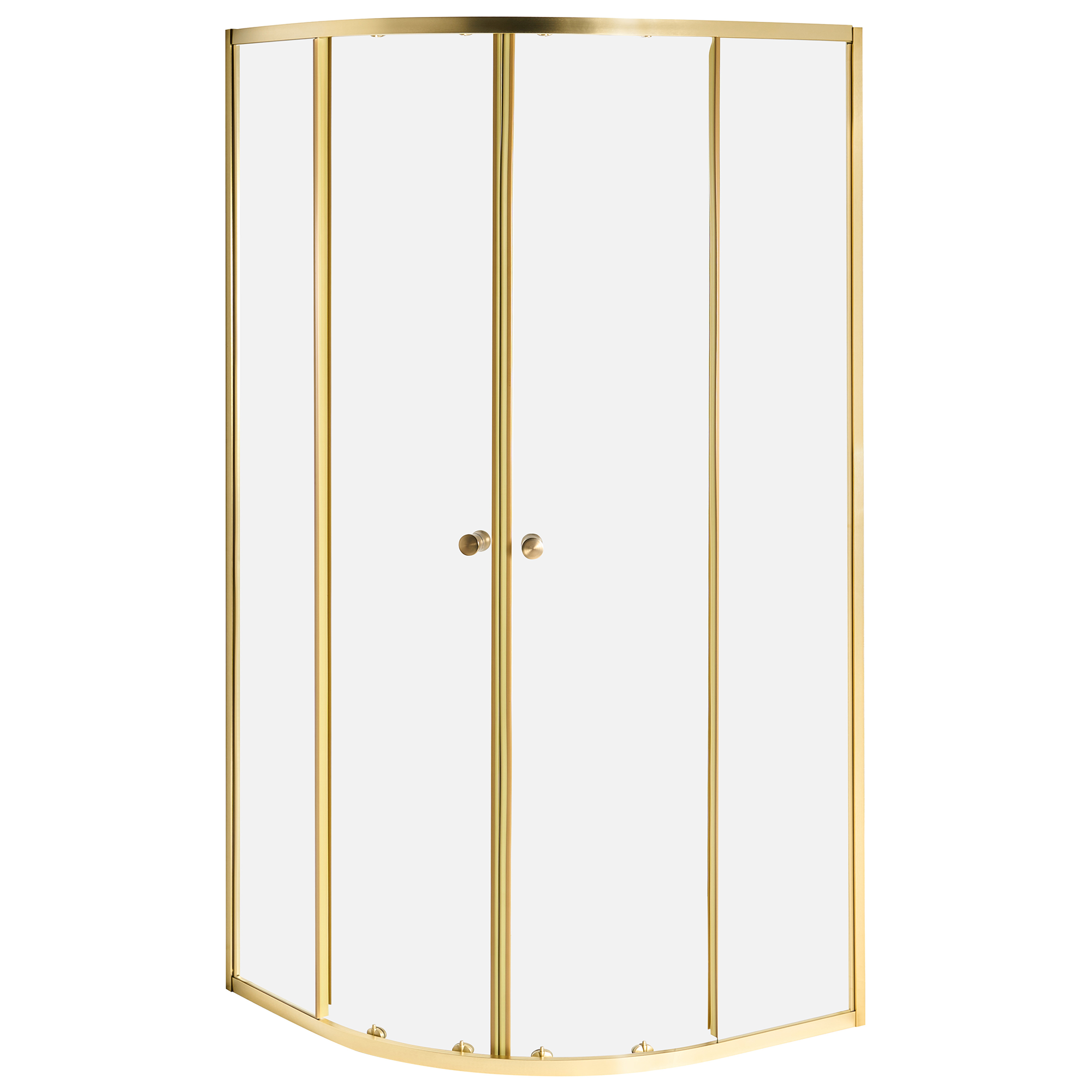 Suihkunurkka ONELLI 90 x 90 x 190 cm Kulta
