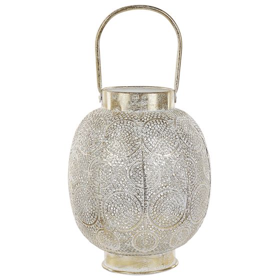 Lyhty LANTAU metalli 30 cm Kulta