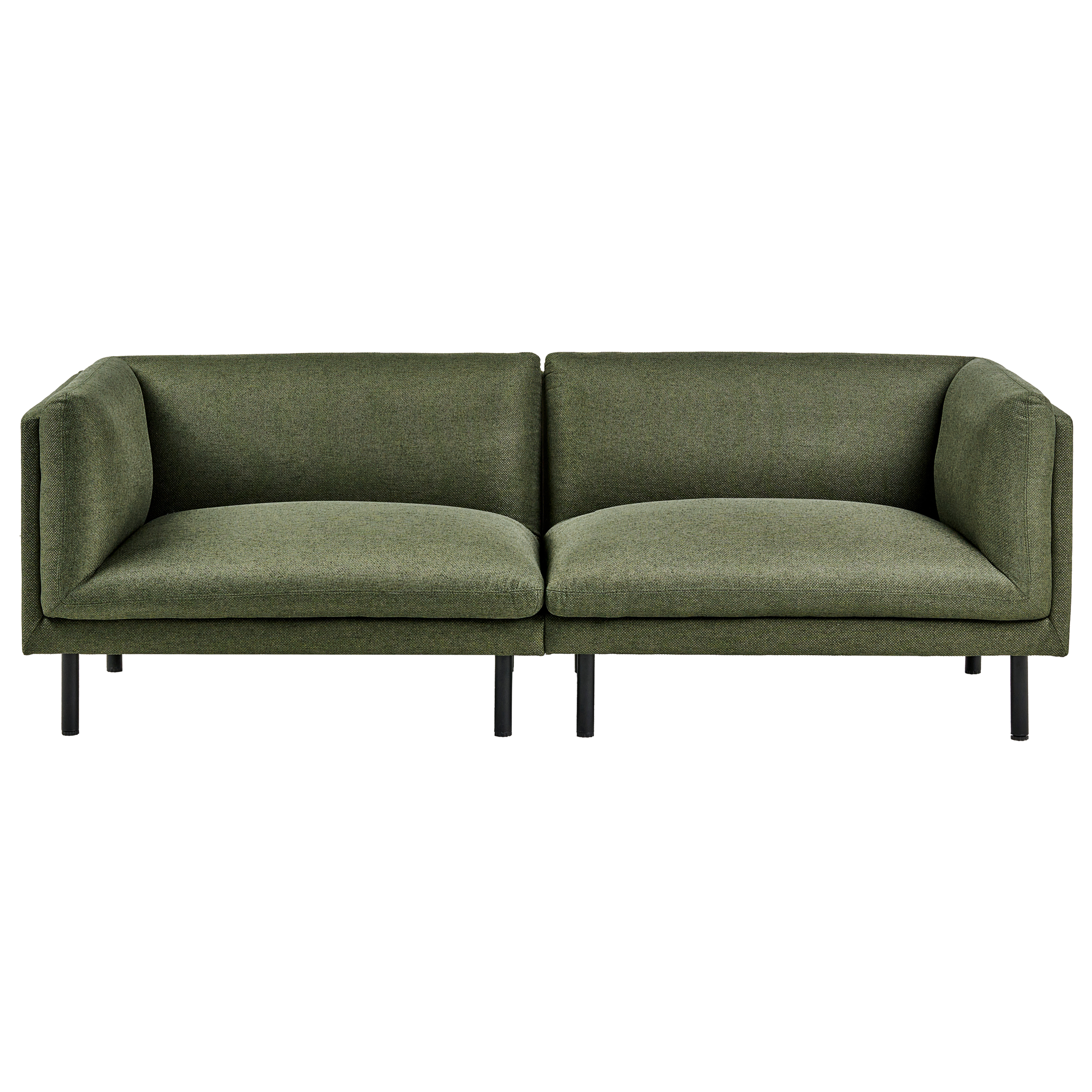 Sohva 3-istuttava VORGOD kangas Tummanvihreä