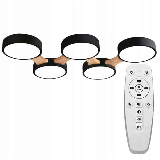 TOOLIGHT kattovalaisin APP526-5C FLAT musta, 95x35x3, 5cm