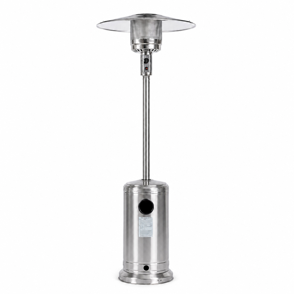 Fornorth Terassilämmitin Cylinder, 13kW kaasukäyttöinen, rosteri