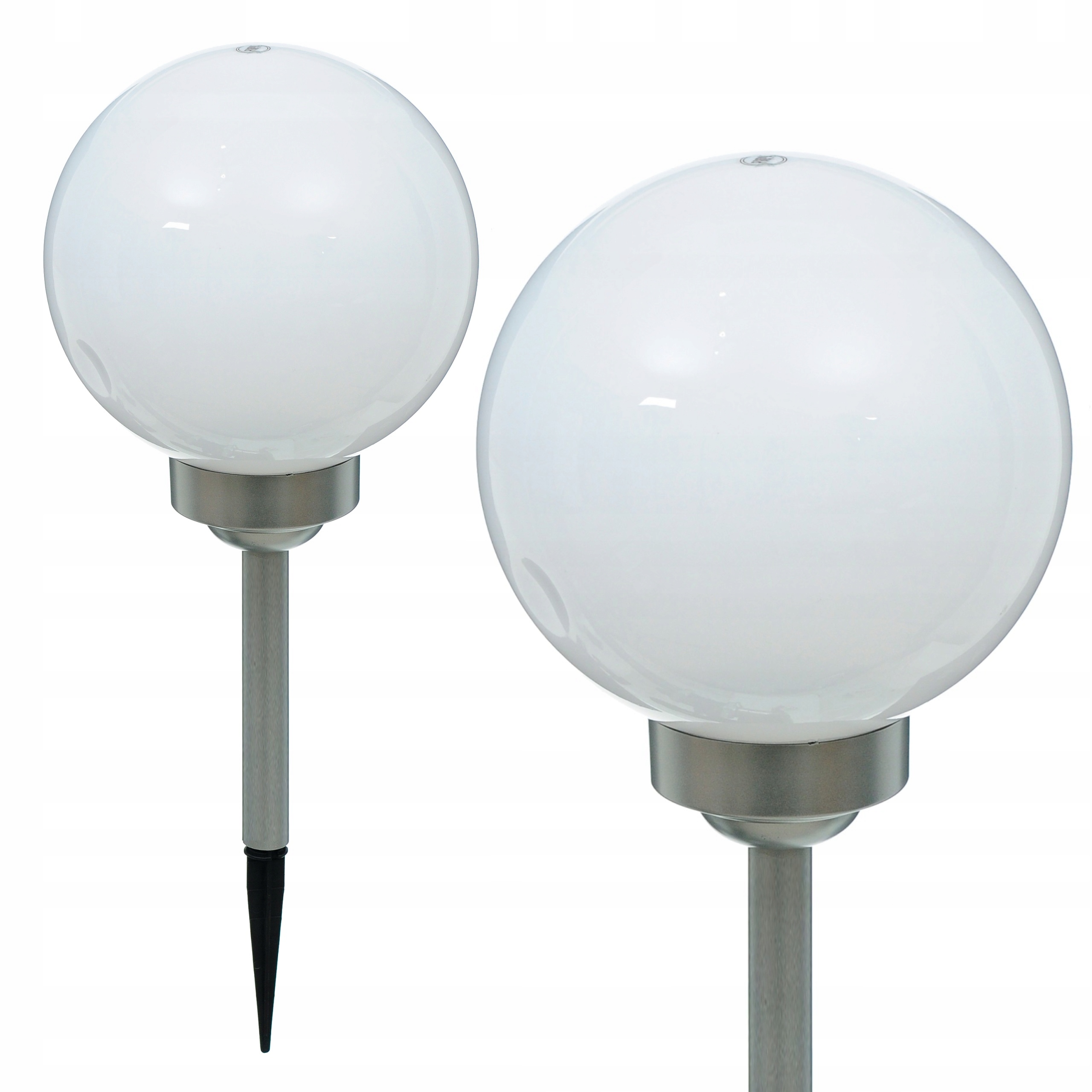 Aurinkokäyttöinen puutarhavalaisin KULA 20 cm, 4 LED-sensorilla, ulkokäyttöön, drive-in-asennus, IP44