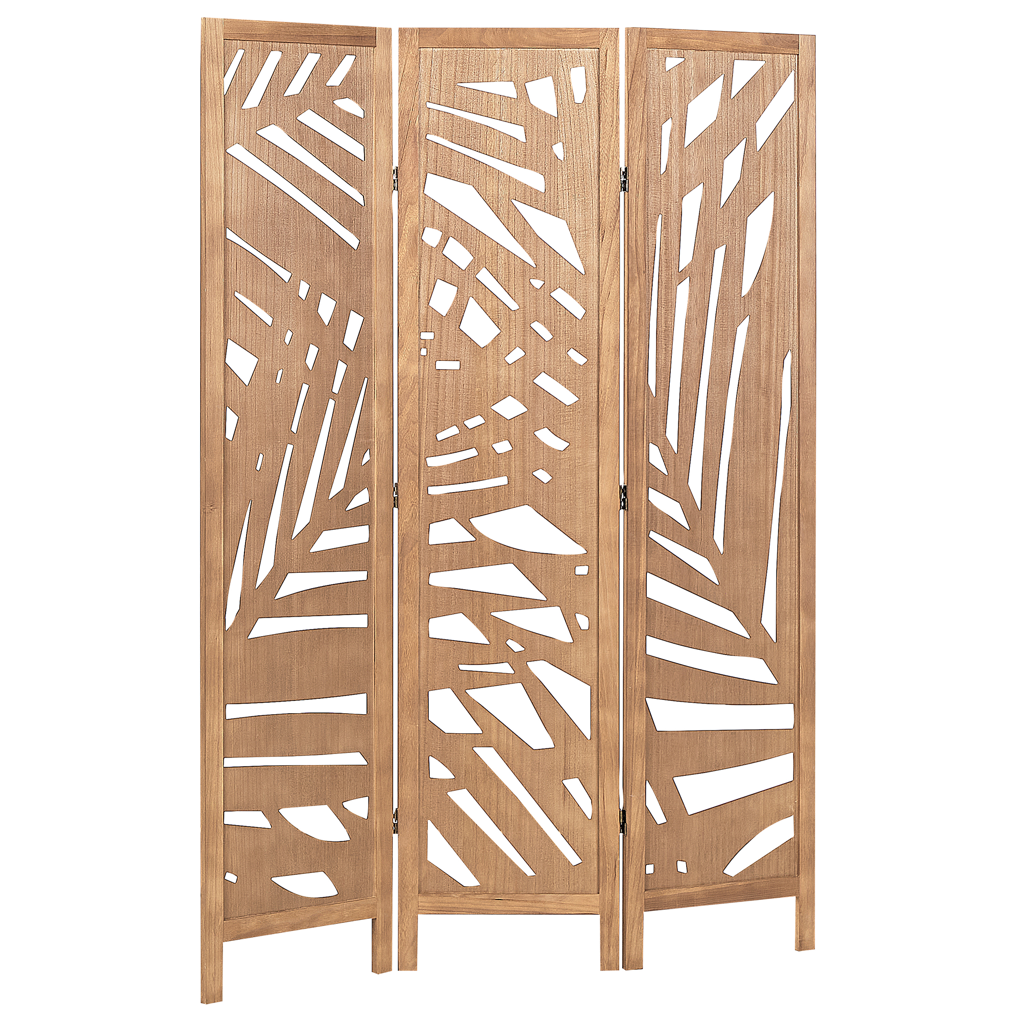 Tilanjakaja 3 paneelia VERNAGO Vaaleanruskea 122 cm 170 cm