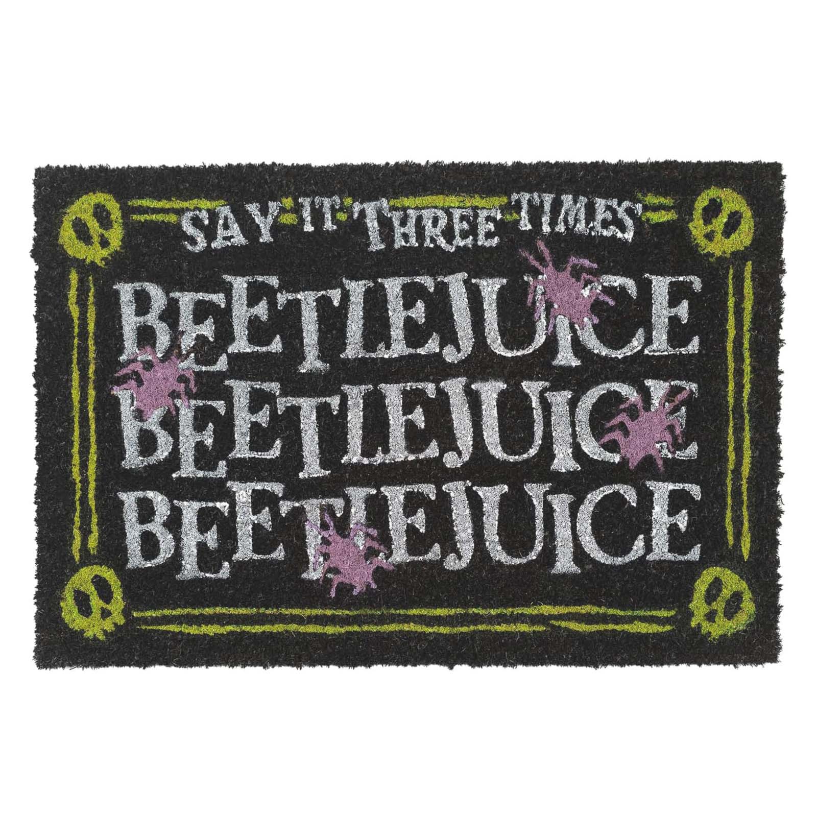 Beetlejuice Halloween Koristekynnysmatto 60x40cm Liukumaton