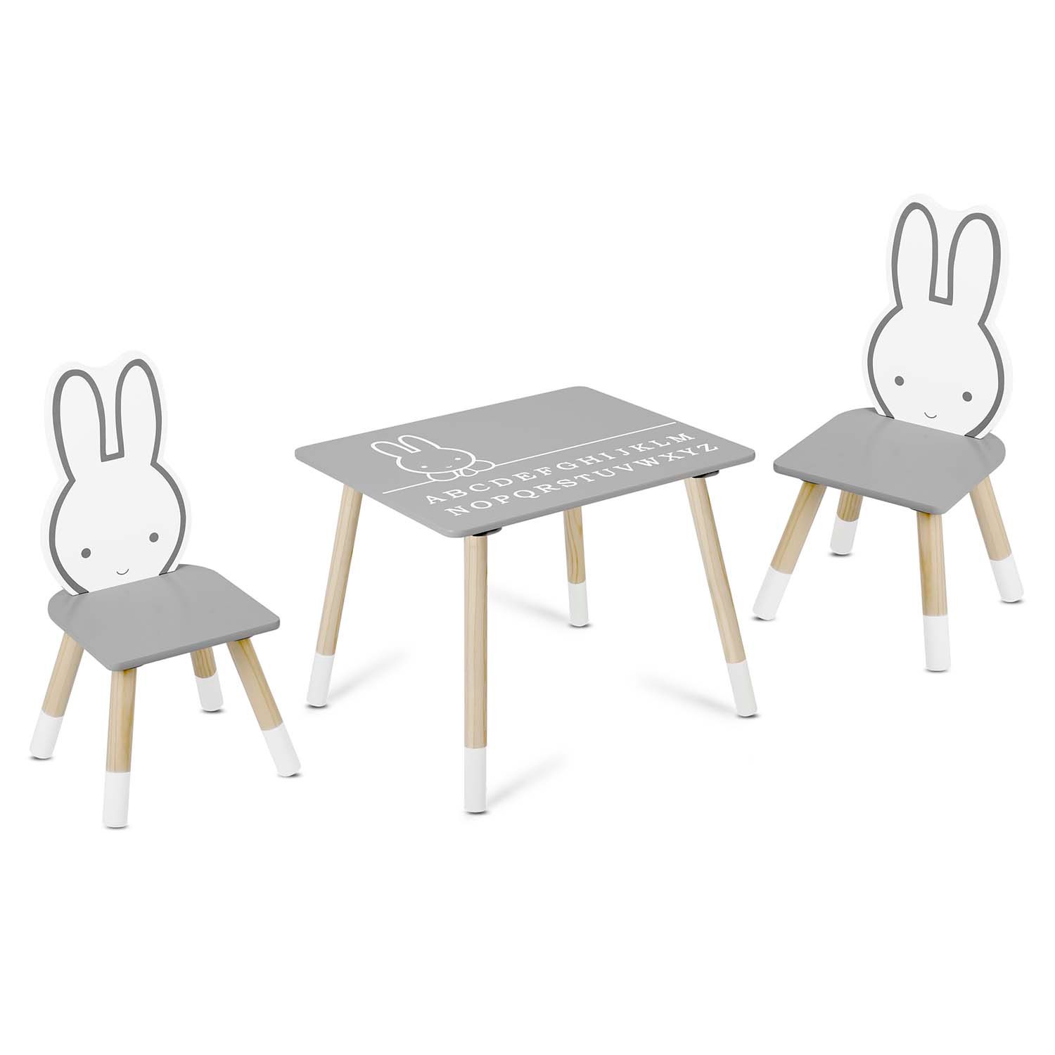 Ricokids RC-847 pupupöytä kahdella tuolilla lapsille