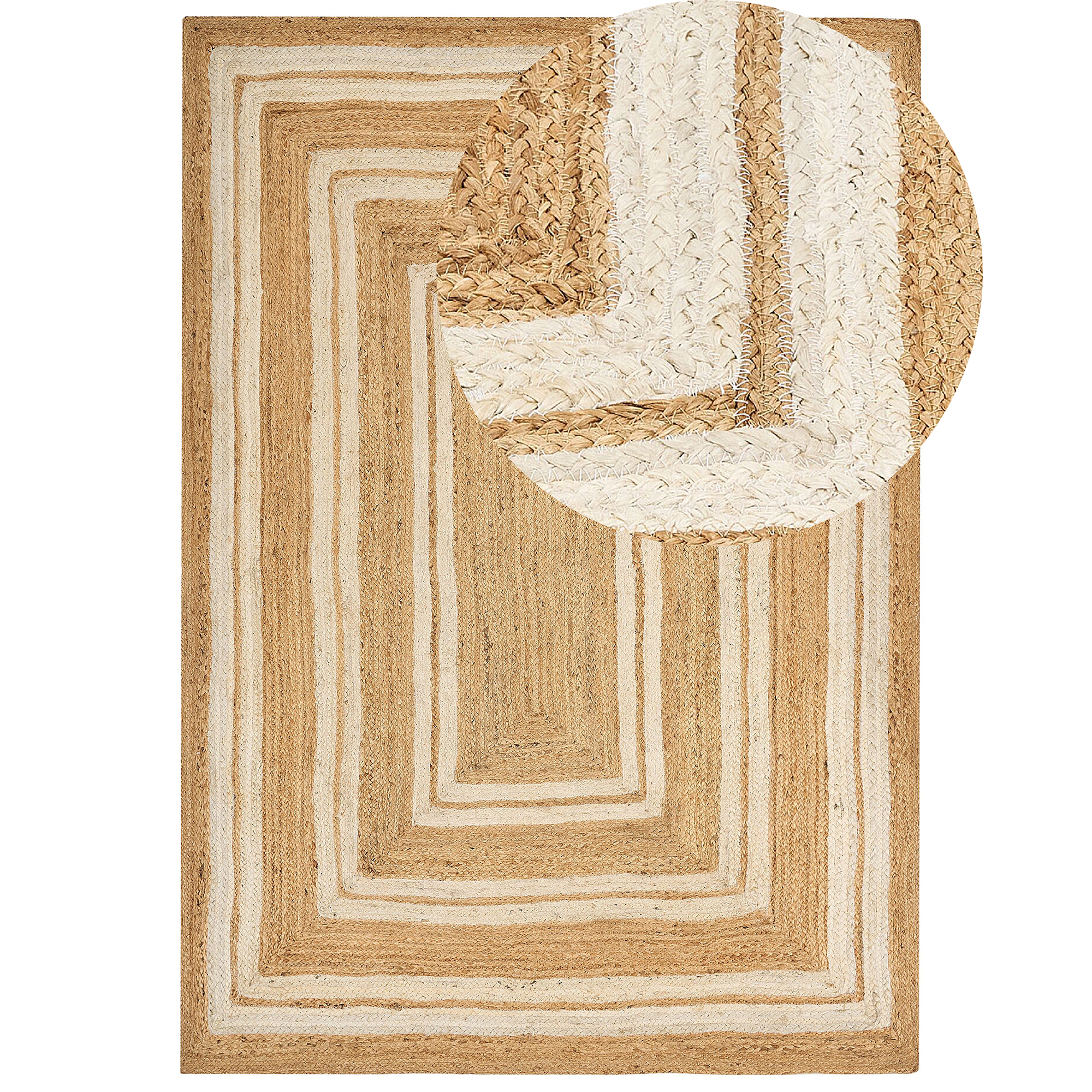 Matto ELMALI Beige 160 x 230 cm Juutti