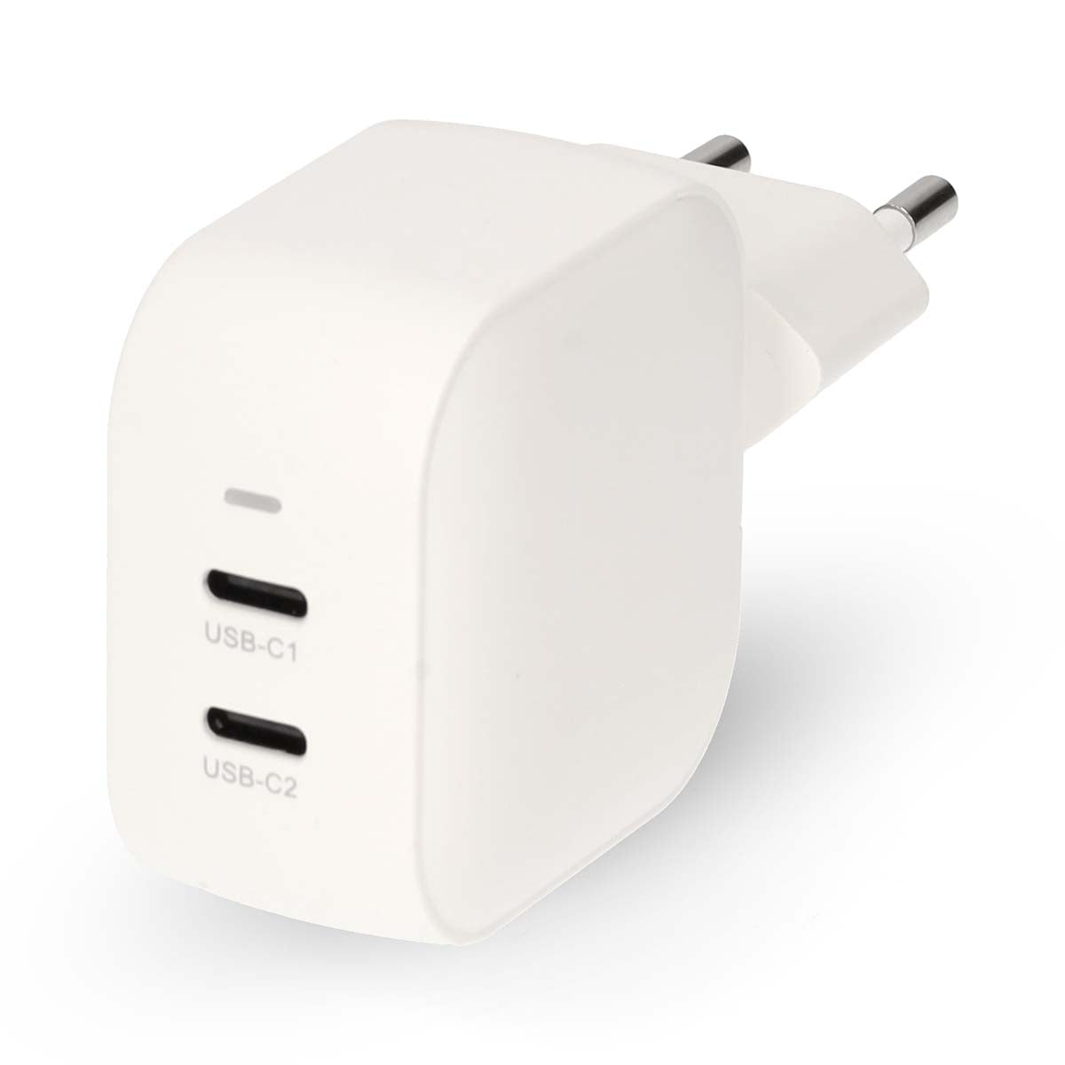 35W GaN seinälaturi kahdella USB-C-portilla PD3.0 pikalatauksella