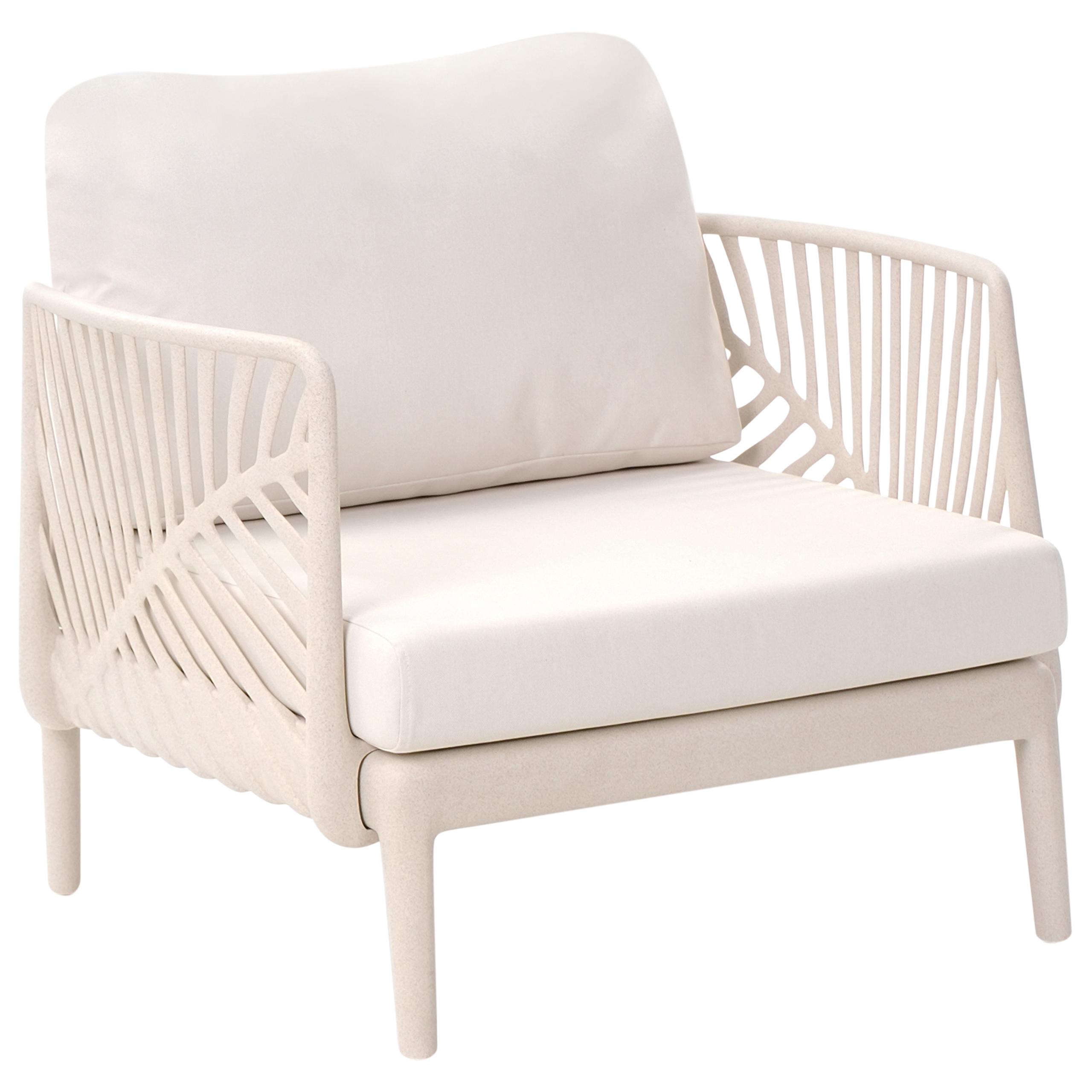 Ulkonojatuoli SATURNIA Vaaleanbeige