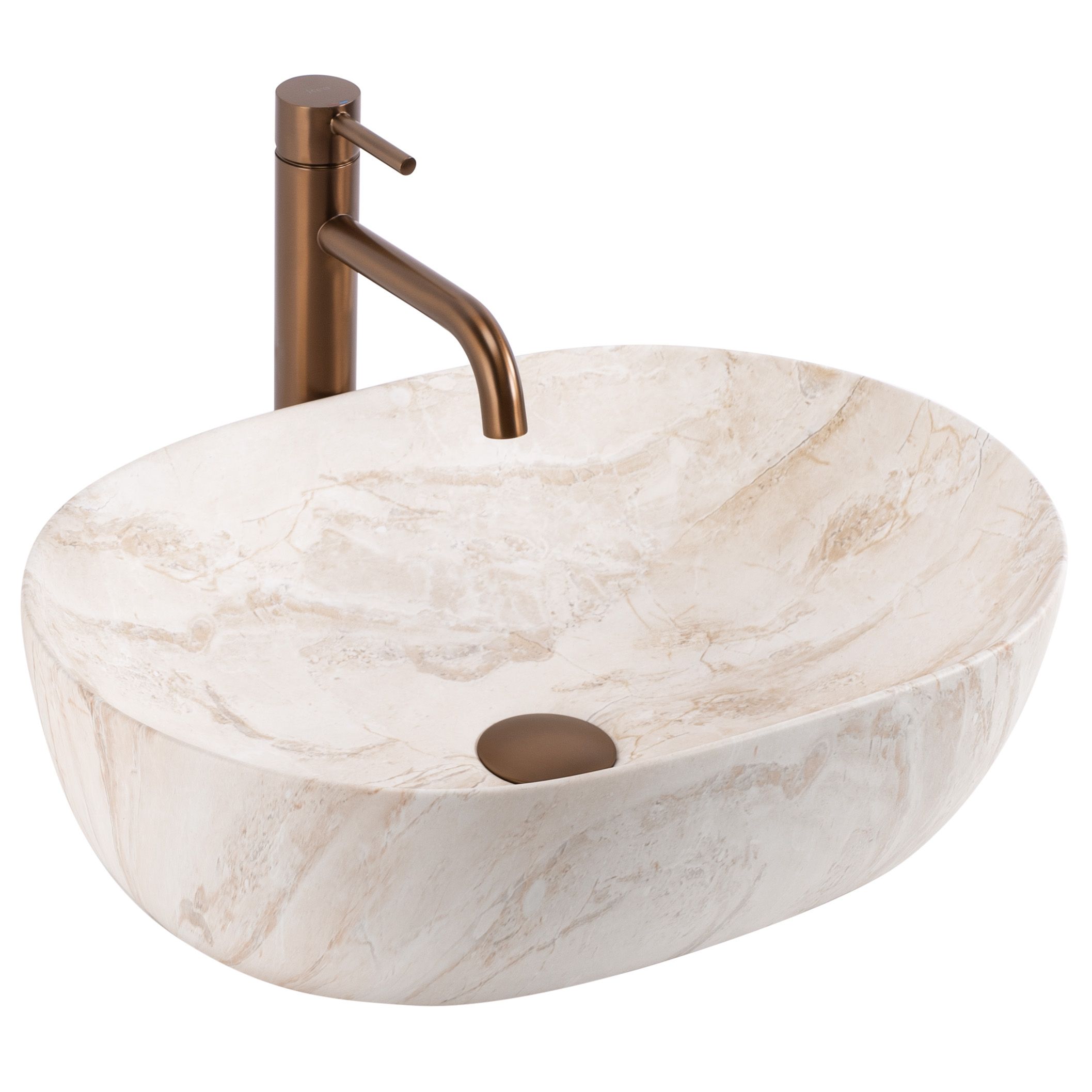 REA Malja-allas Amelia Kallisto 48 Beige, 48X34, 5X13, 5CM