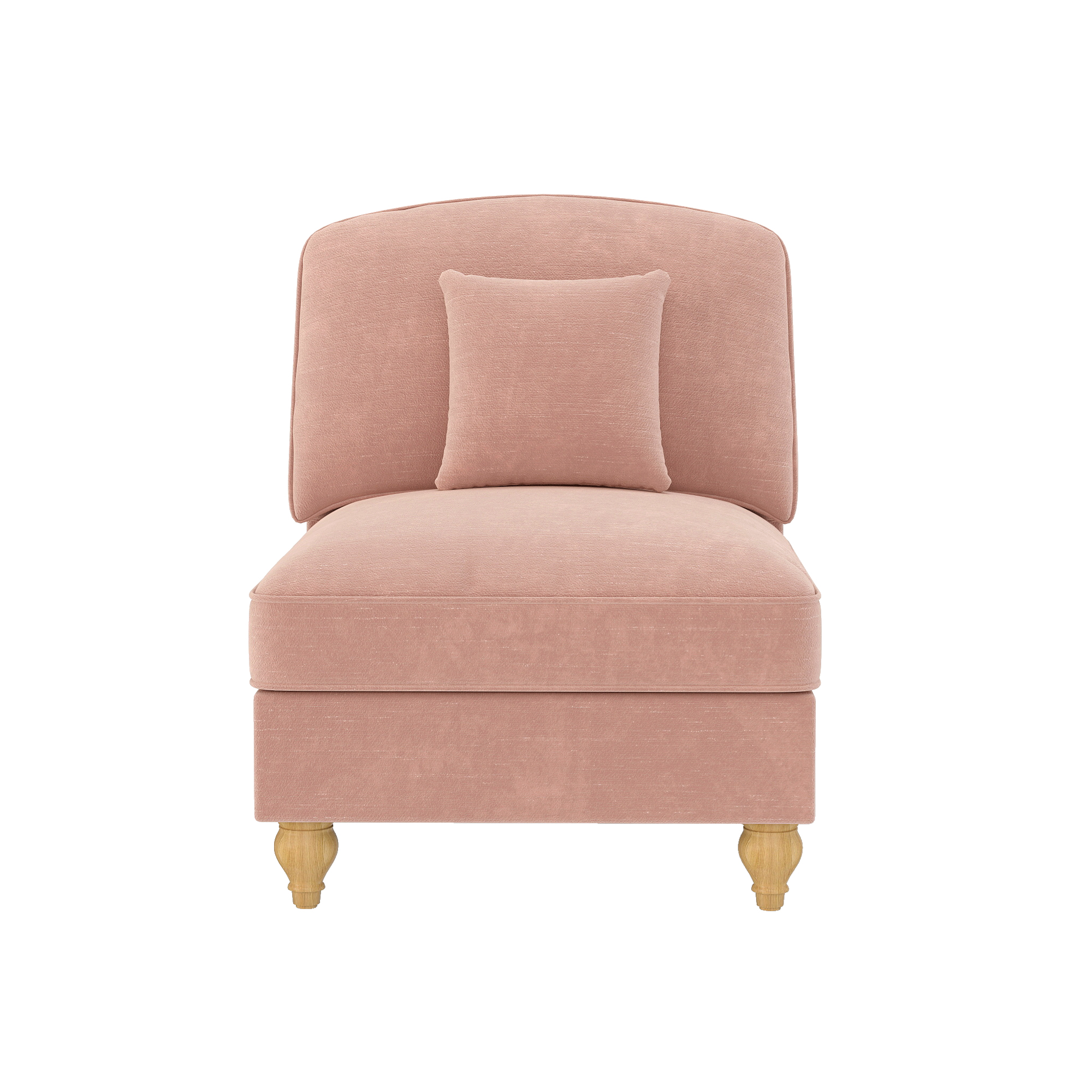 moduulisohva 3-paikkainen pinkki chenille moderni säädettävä pehmeä