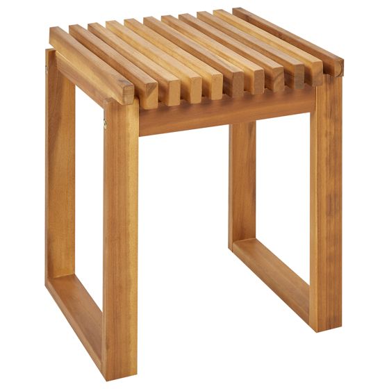 Ulkosivupöytä BELLANO 35 cm 40 cm akaasia Ruskea