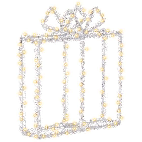 Ulkokoriste LED-valo KEMI Joululahja 25 cm Valkoinen