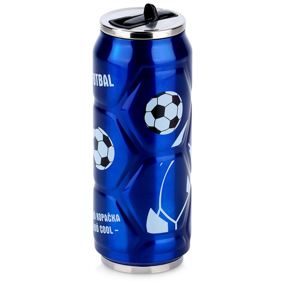 Termosmuki, sininen, pallo, 500 ml