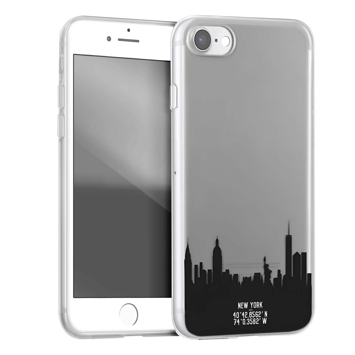 Kuori iPhone SE 2020/8/7 Puolijäykkä New York Monumentit