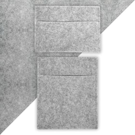 Pakettiauton matonvuori ja säilytystaskut - hopeanharmaa