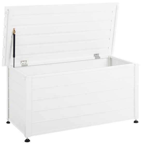 Säilytyslaatikko CAMPALTO 123 cm 60 cm Metalli Valkoinen