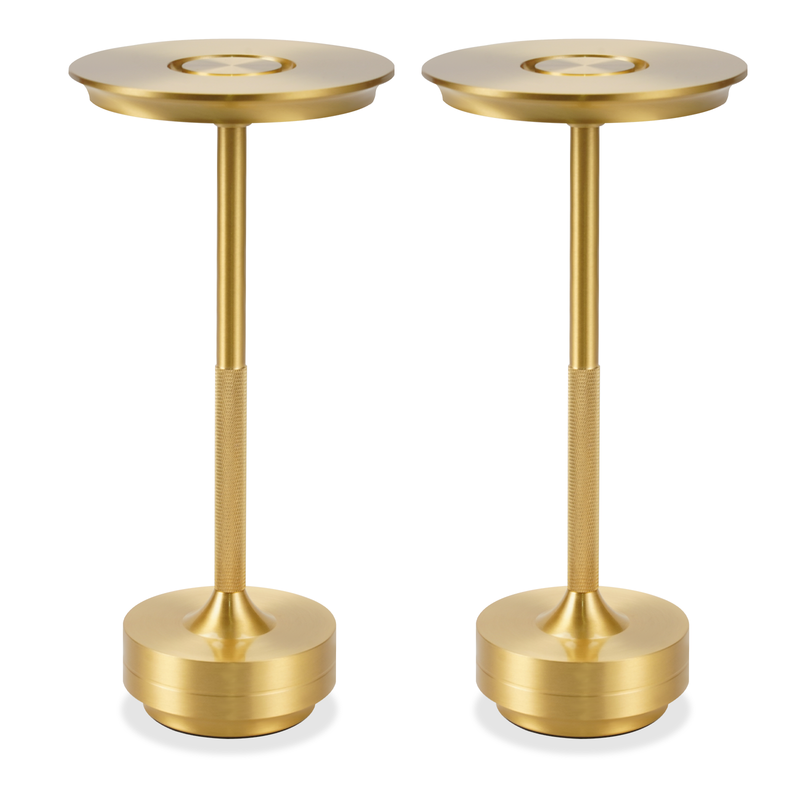 NETTLIFE langaton ladattava himmennettävä led-yöpöytälamppu, kosketusohjaus, kullan väri. sopii olohuoneeseen, makuuhuoneeseen, lastenhuoneeseen