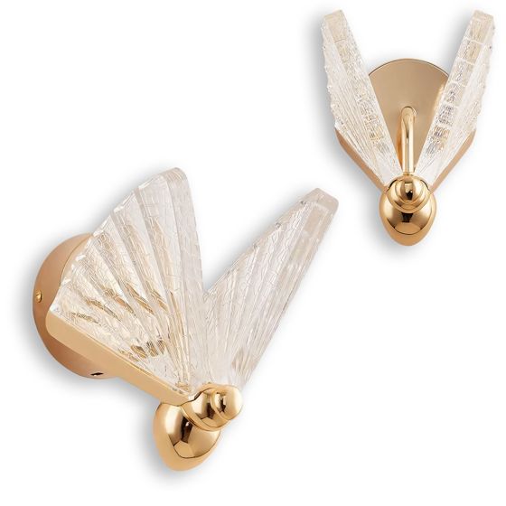 TOOLIGHT seinävalaisin LHJ104-1W kulta, ruusukulta, 14,5x23x23cm