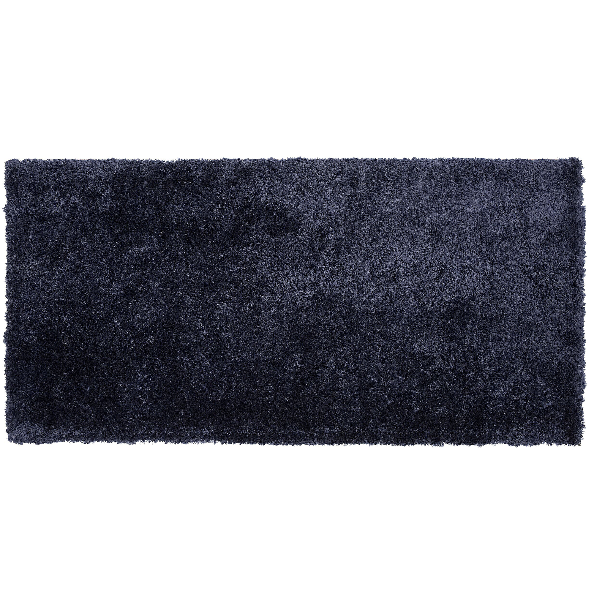 Korkeanukkainen matto EVREN Tummansininen 80 x 150 cm