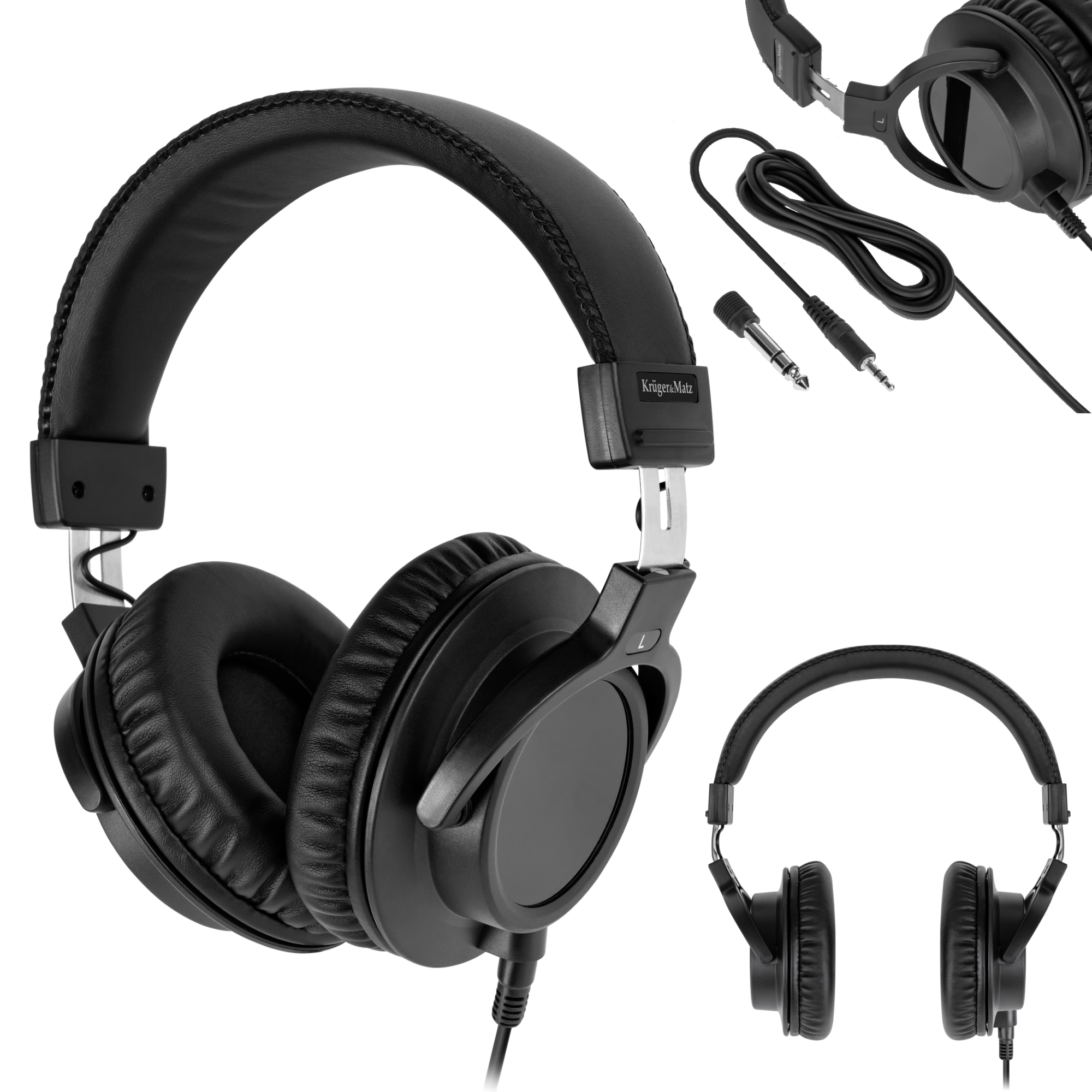 Kruger&Matz DJ-studiokuulokkeet, 50 mm, 32 ohmia, 98 dB, neodyymi