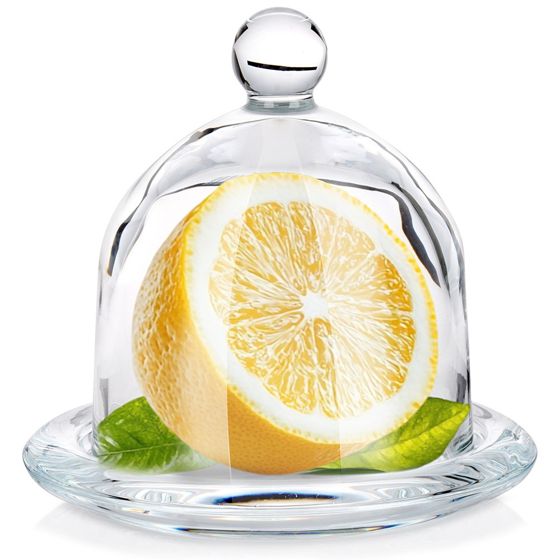 Lasinen sitruunapurkki 9,5 x 9,5 cm