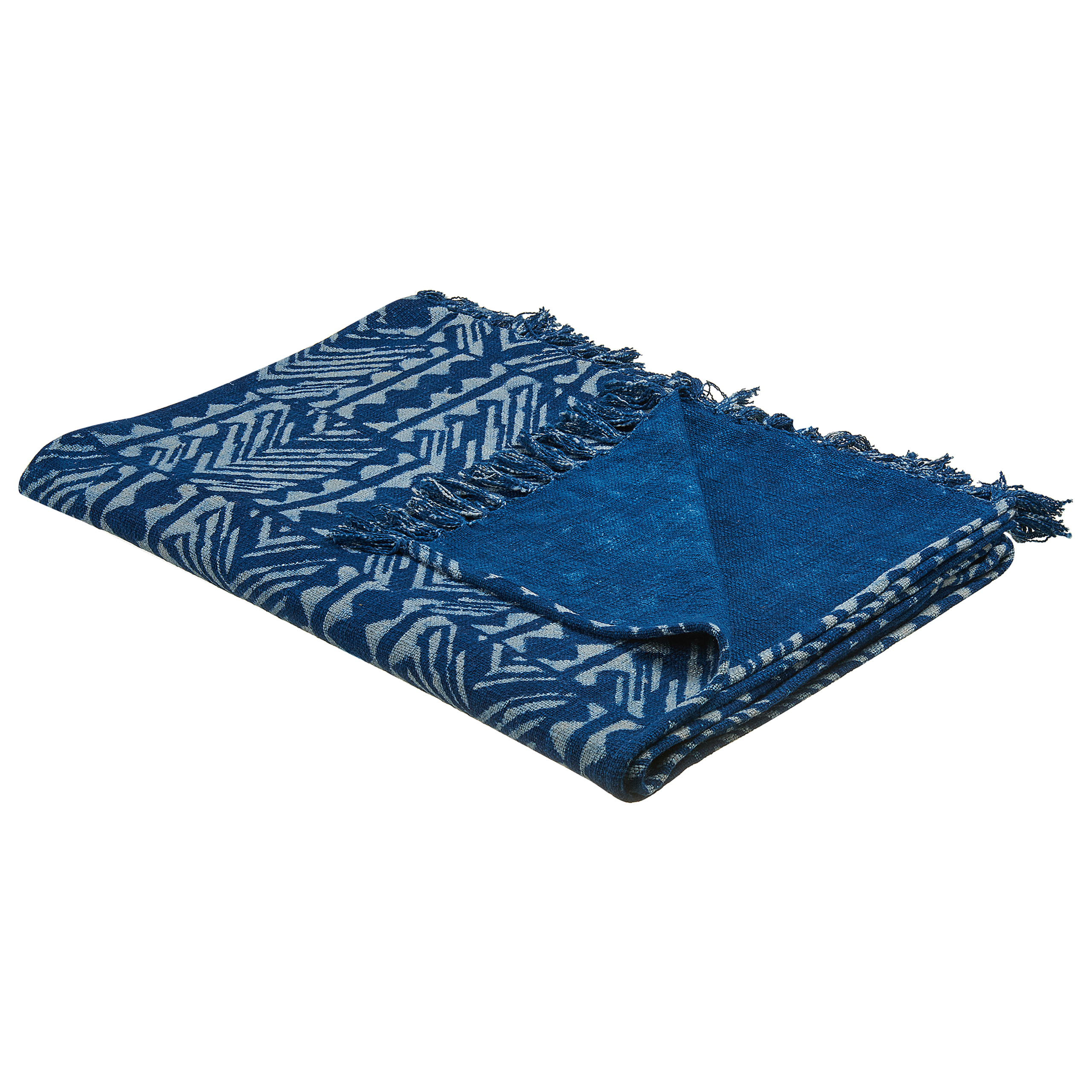 Torkkupeitto SHIVPURI Puuvilla 130 x 180 cm Sininen