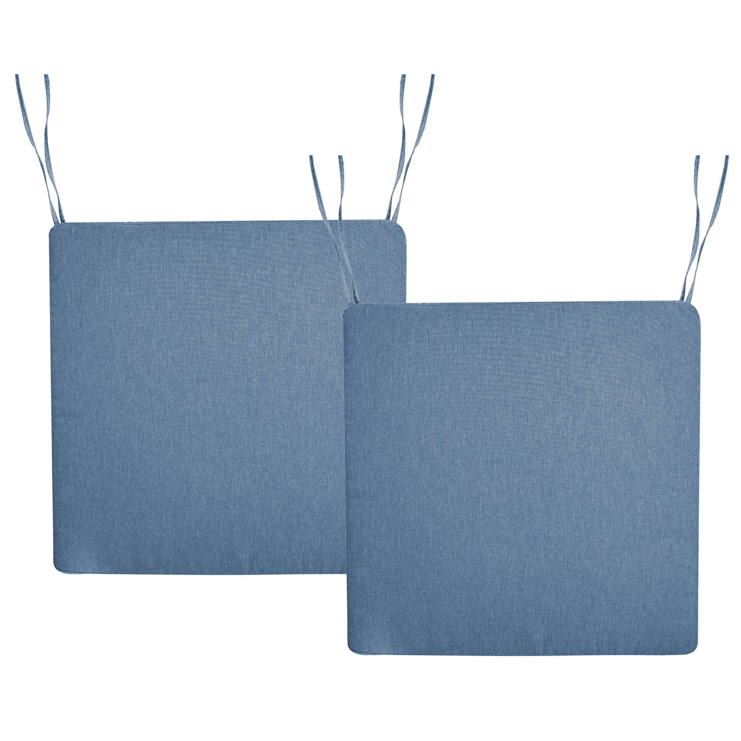 Puutarhatuolien istuintyynysetti 2 kpl SASSARI PREMIUM 46 x 46 cm Sininen